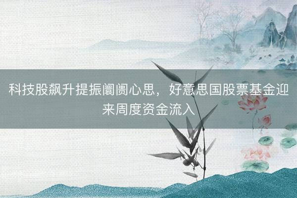 科技股飙升提振阛阓心思，好意思国股票基金迎来周度资金流入
